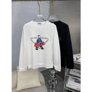 프라다 남자 맨투맨 2컬러