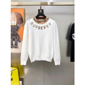 버버리 2컬러 남자 양모 니트