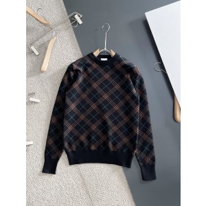 버버리 2컬러 남자 양모 니트