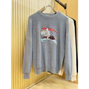 버버리 남자 양모 니트