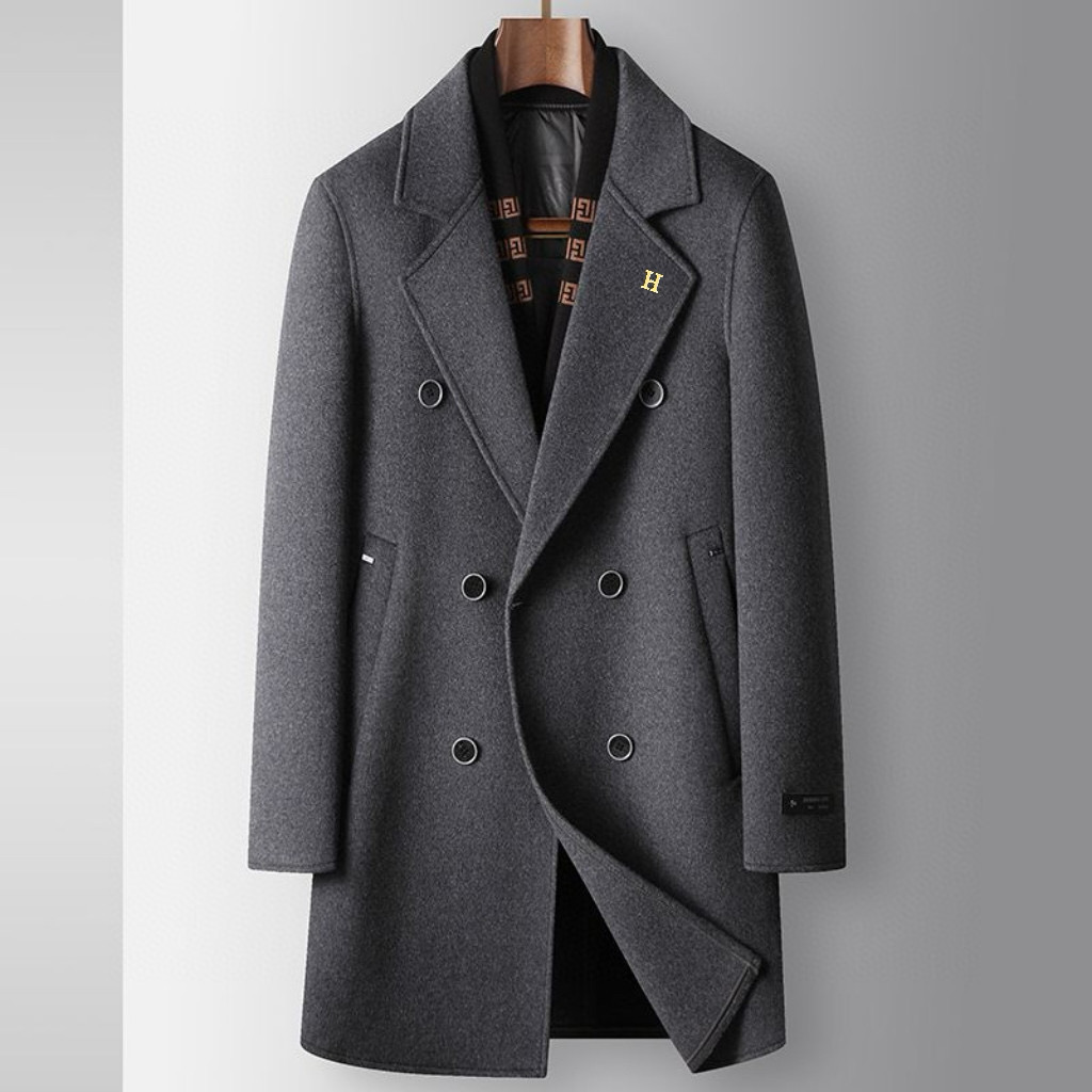 에르메스 3컬러 남자 양모 코트 패딩