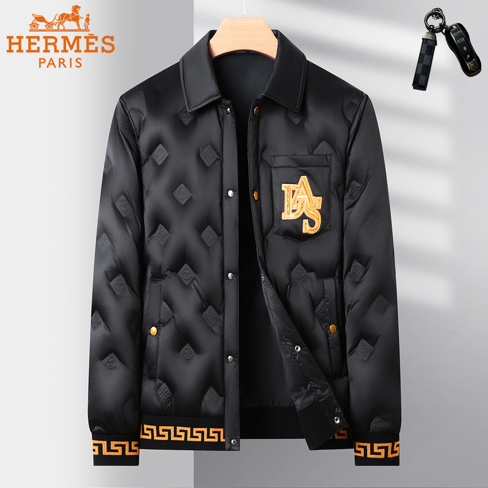 에르메스 2컬러 남자 패딩