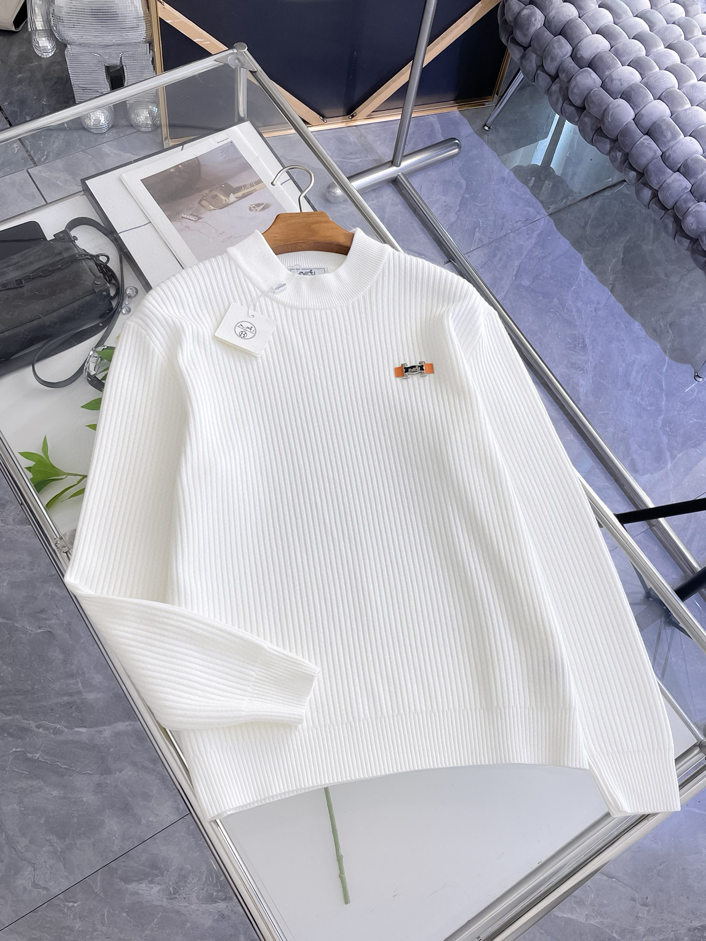 에르메스 남자 니트