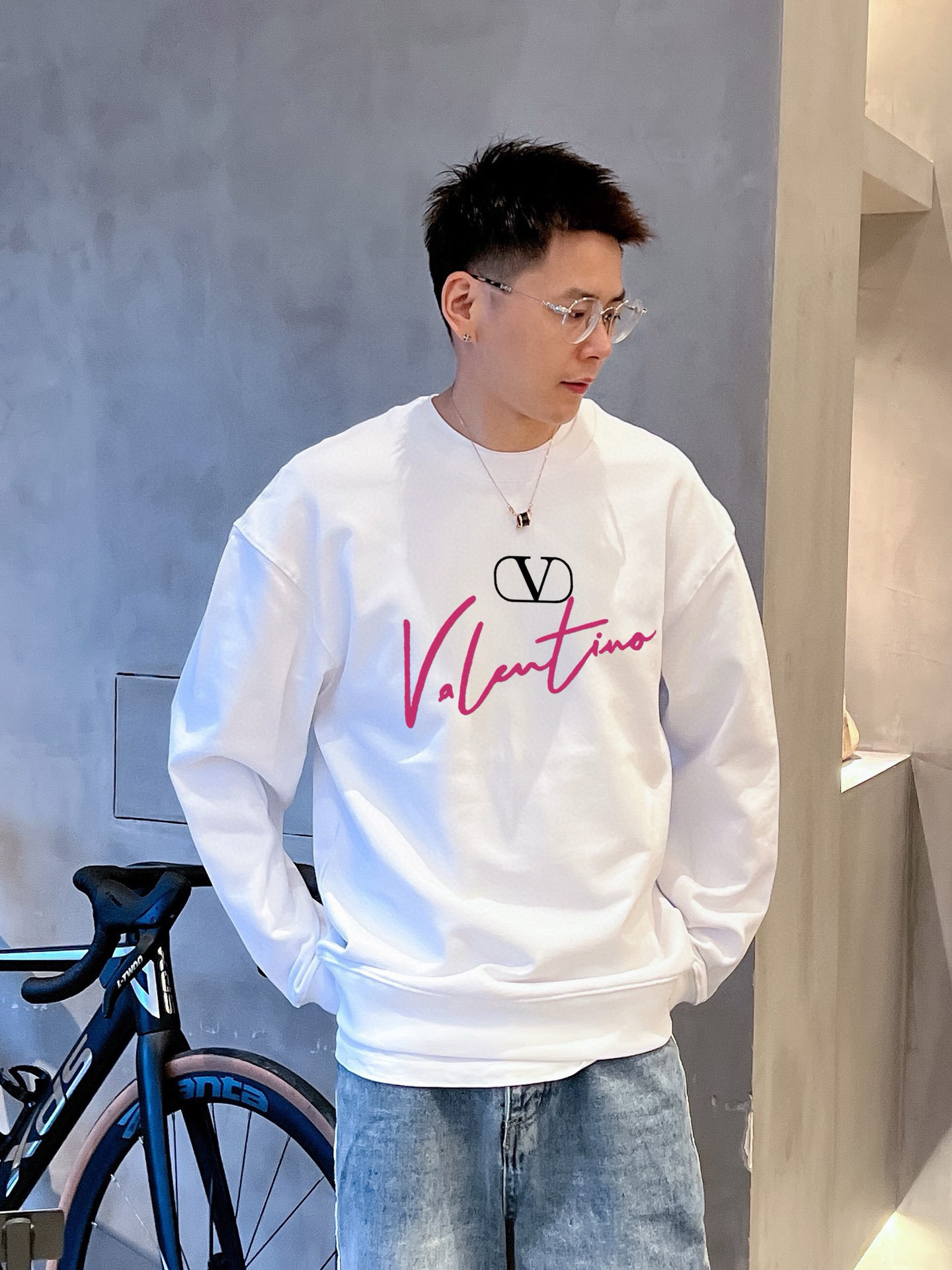 발렌티노 남자 맨투맨 후드티