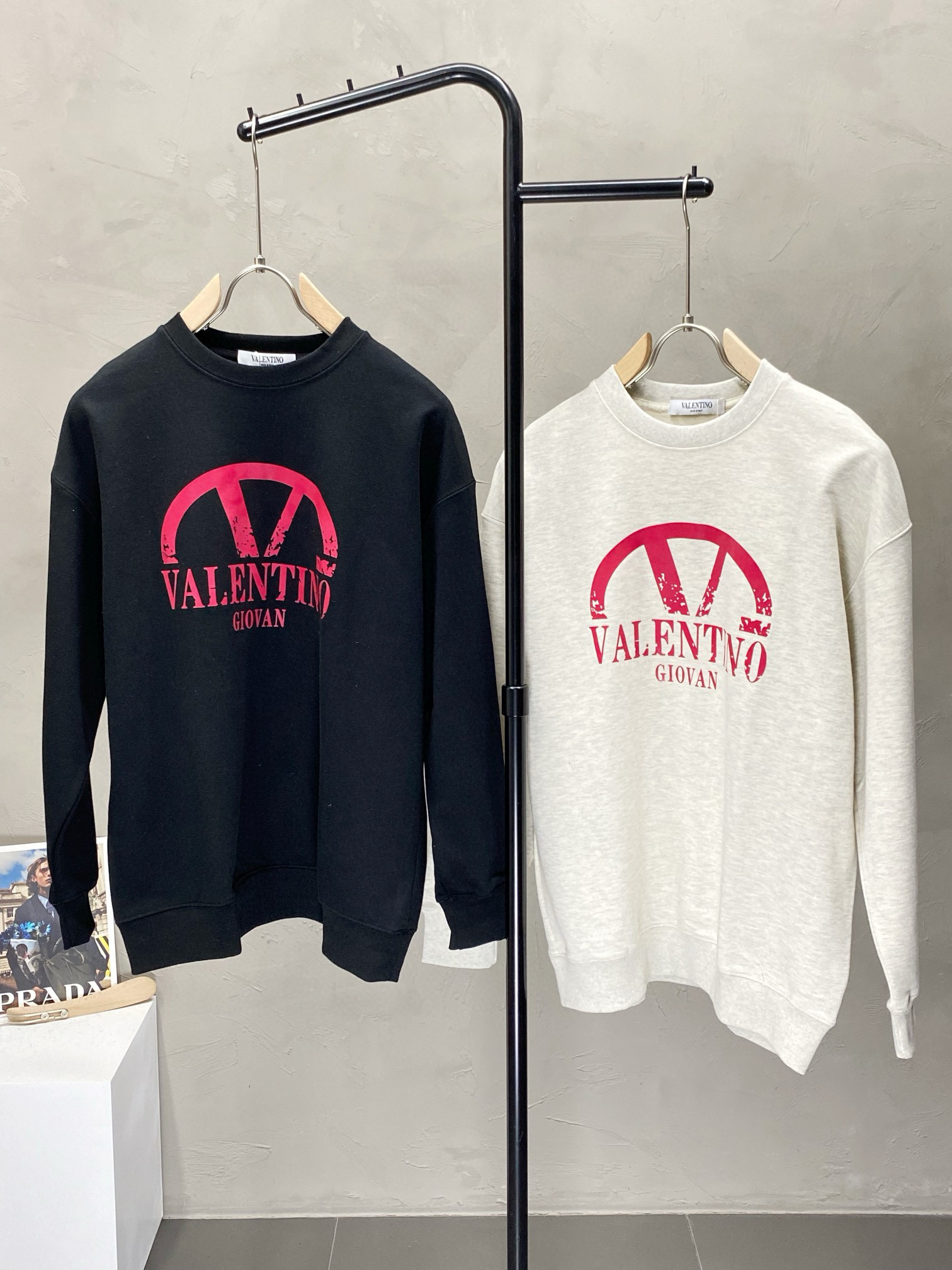 발렌티노 2컬러 남자 맨투맨 후드티