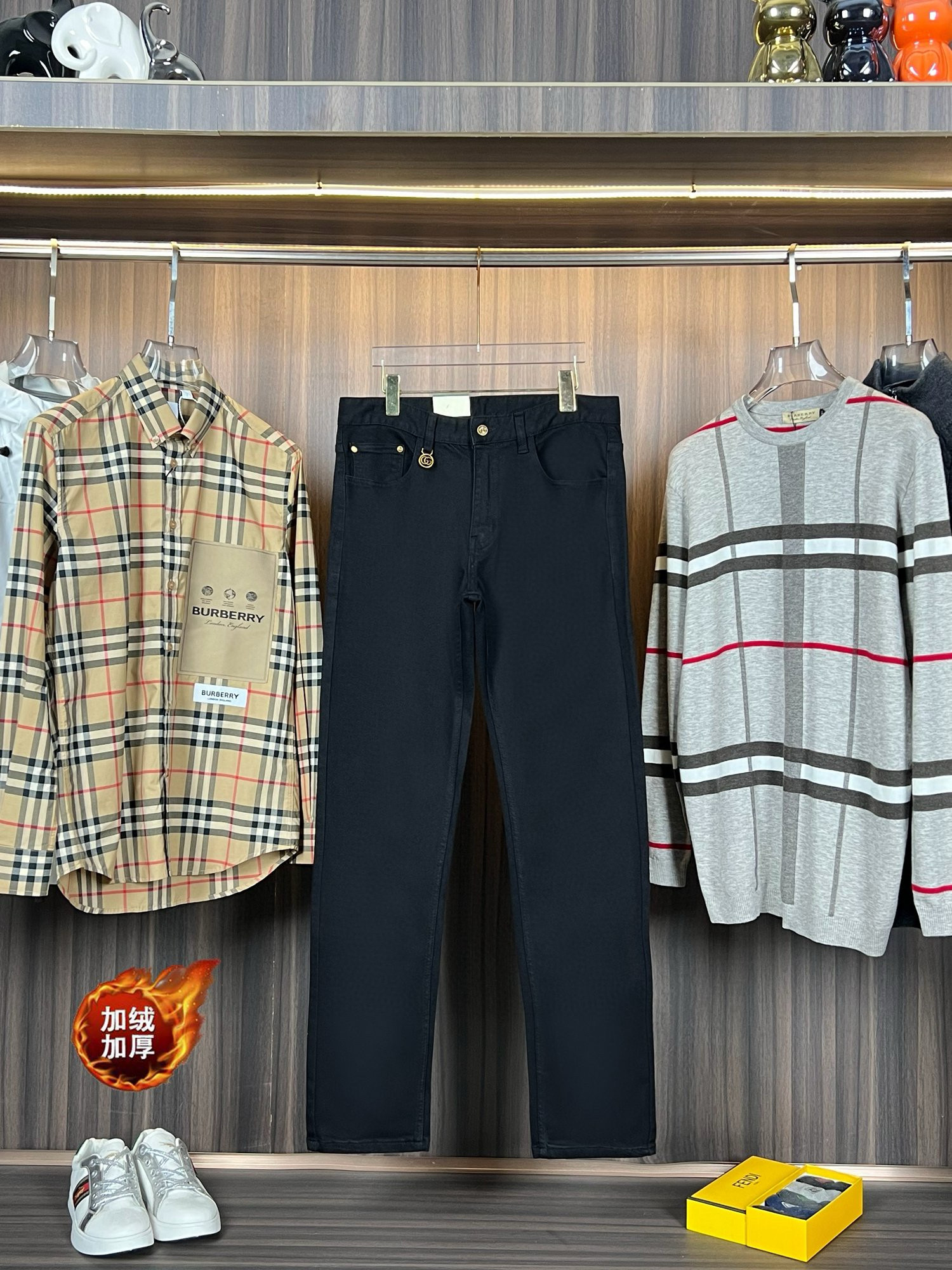 구찌 남자 청바지