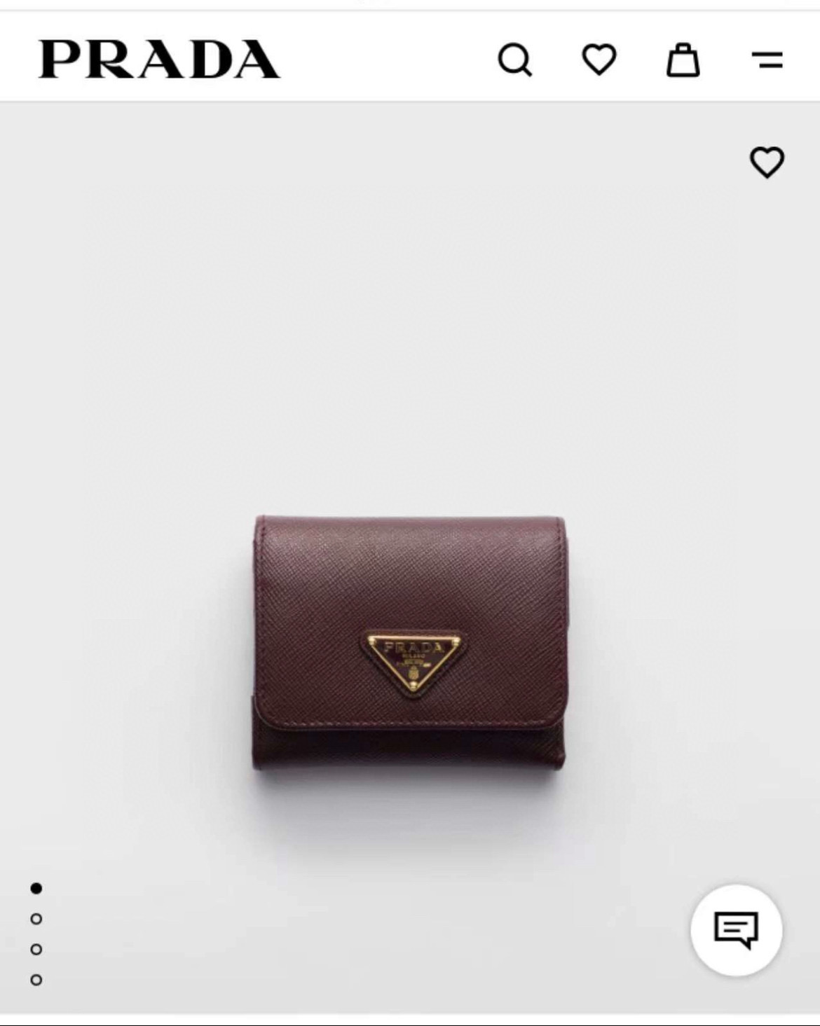 프라다 1MH043 여자 반지갑