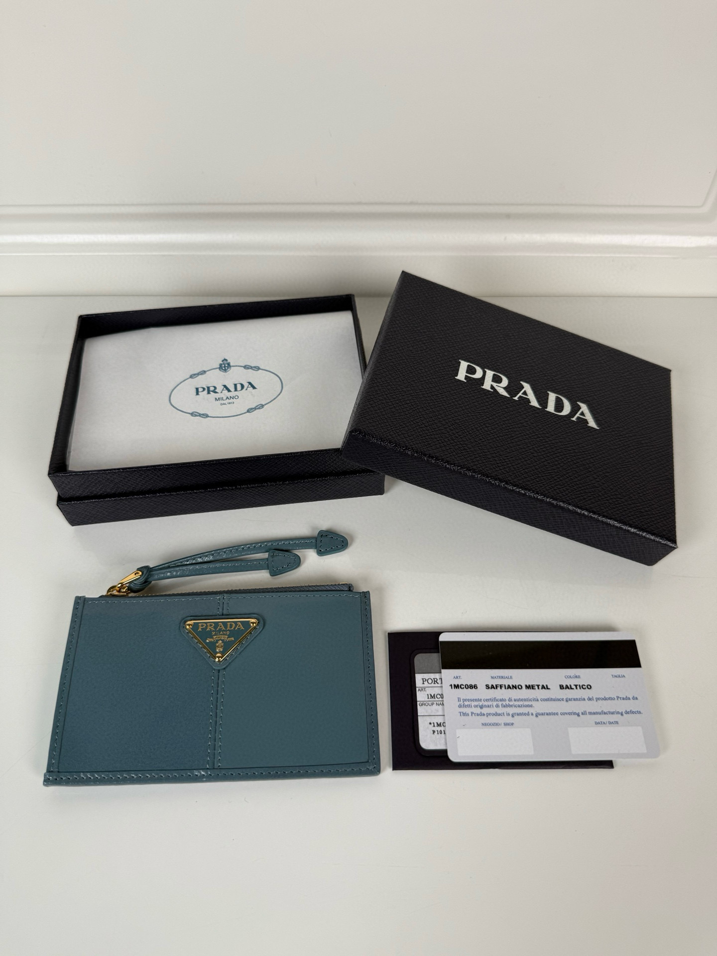 프라다 1MC086 남녀공용 카드지갑 머니클립