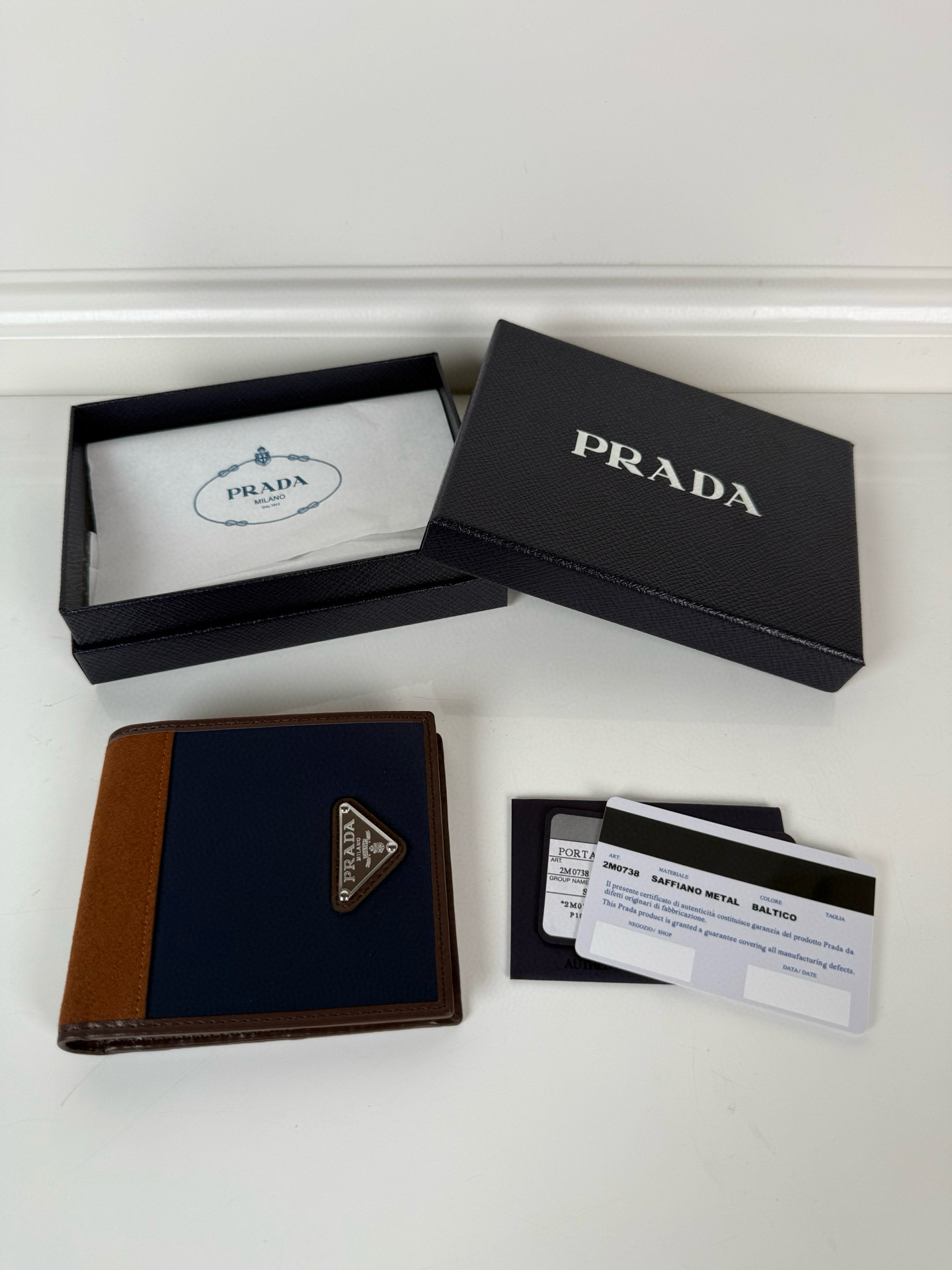 프라다 2M0738 남녀공용 반지갑
