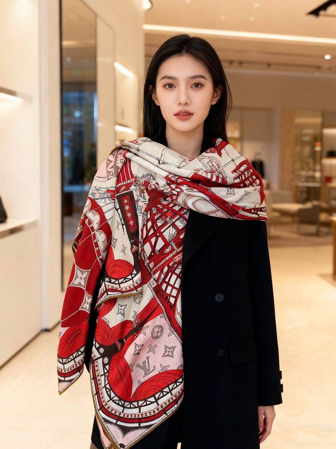 루이비통 스카프