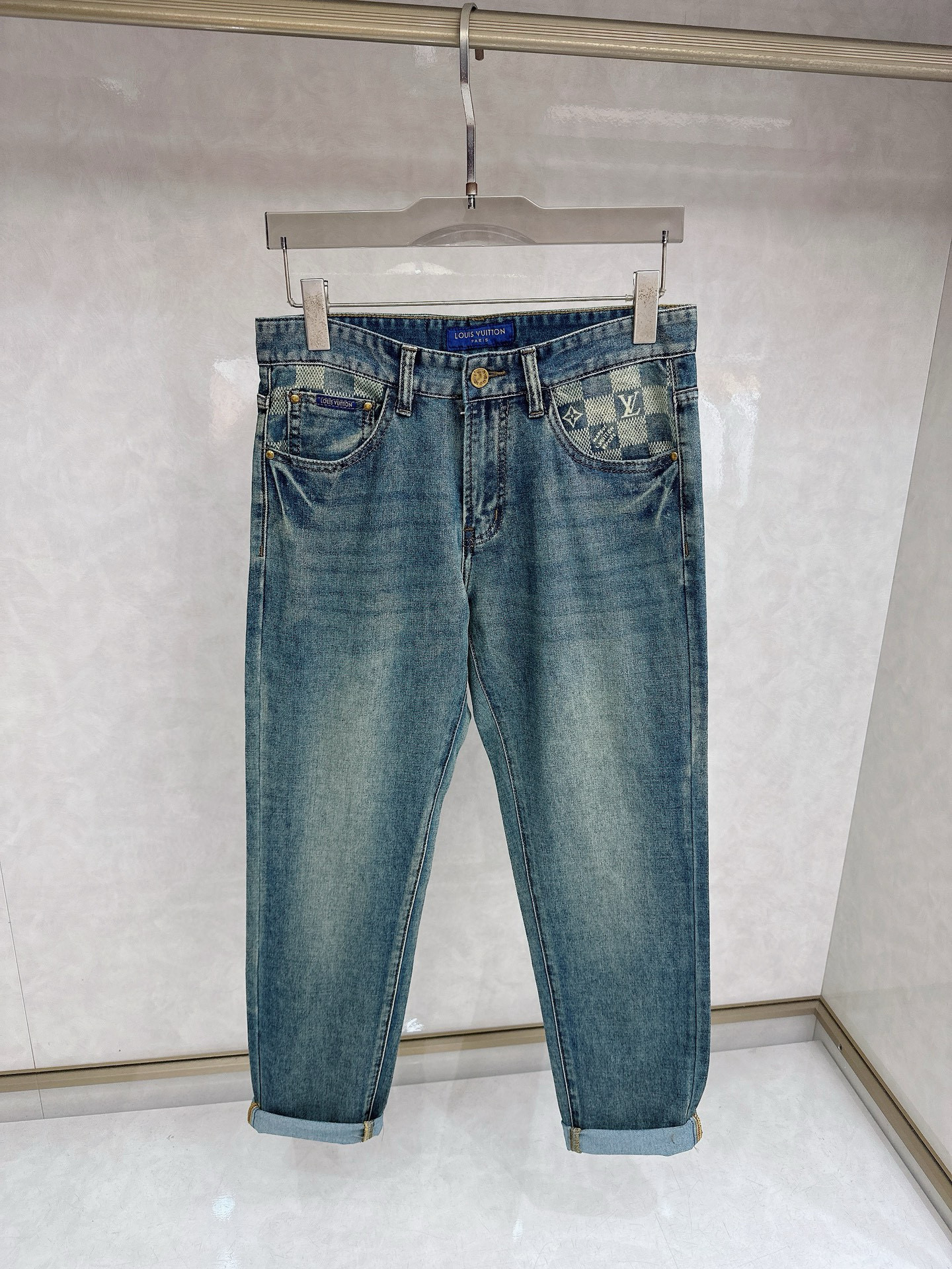 루이비통 남자 청바지