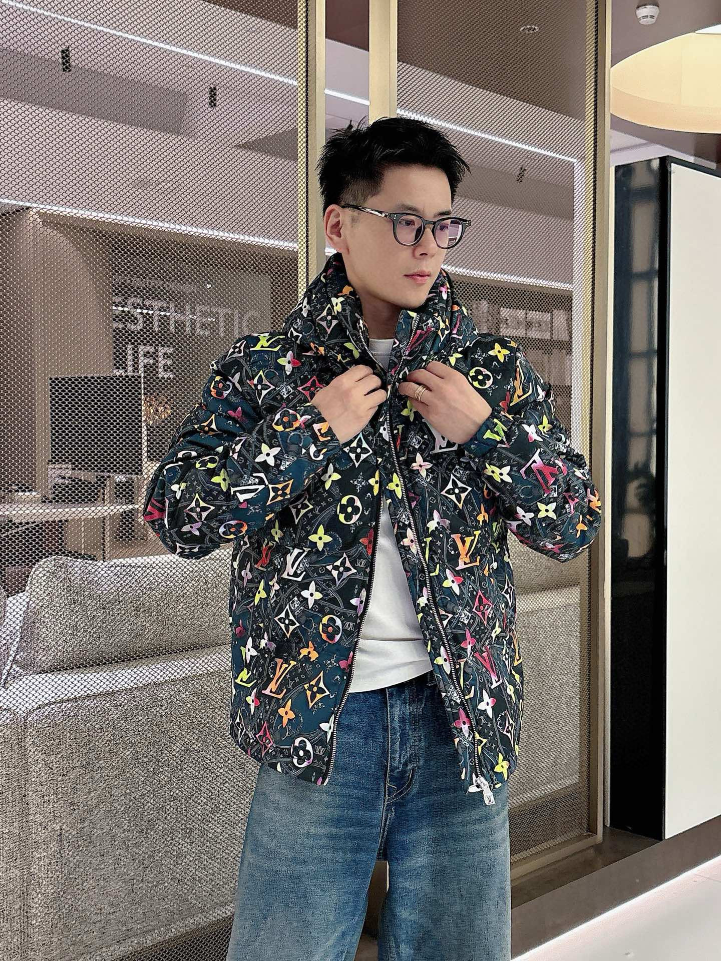 루이비통 남자 패딩