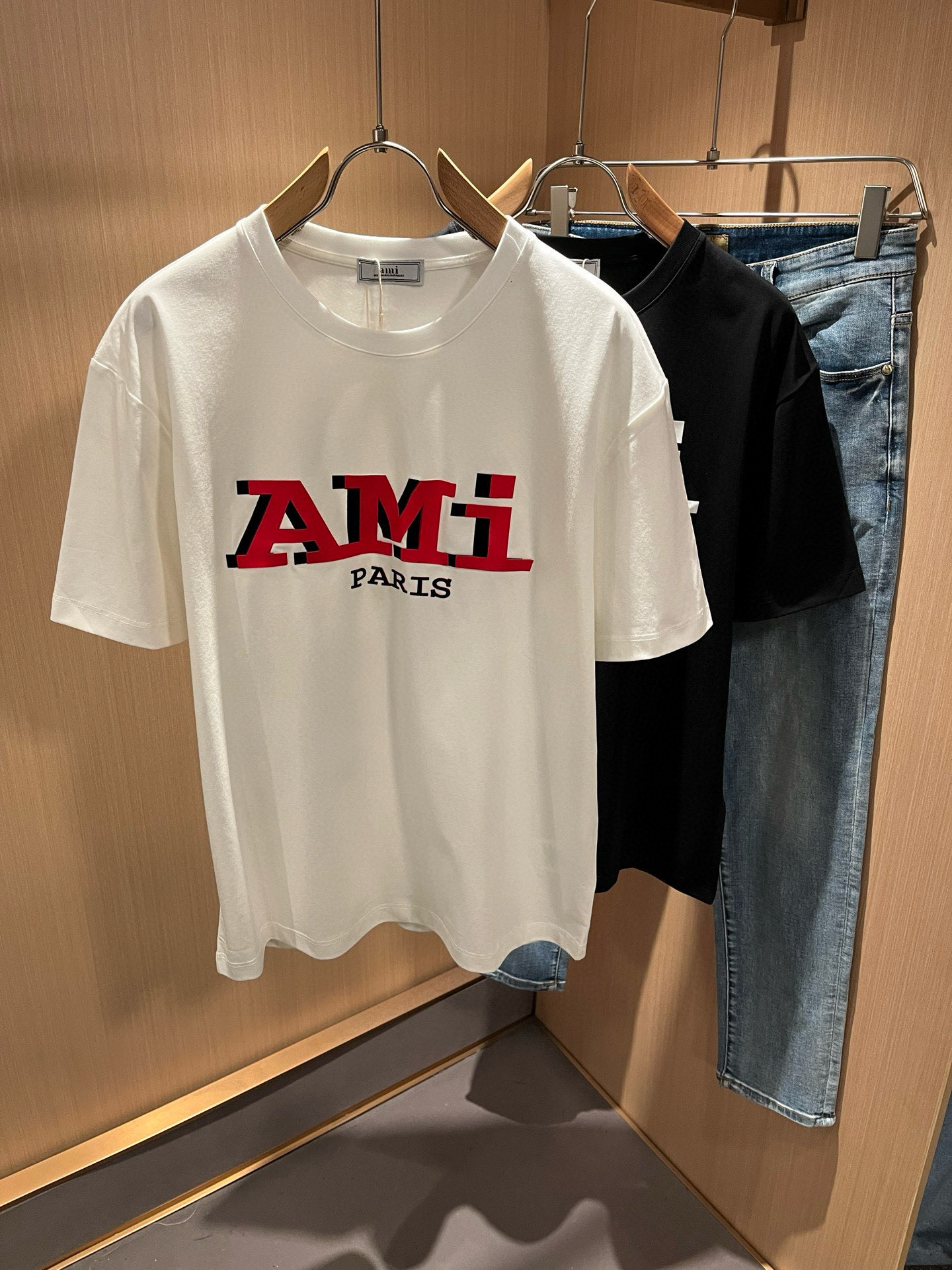 아미 아미리 남녀공용 반팔티