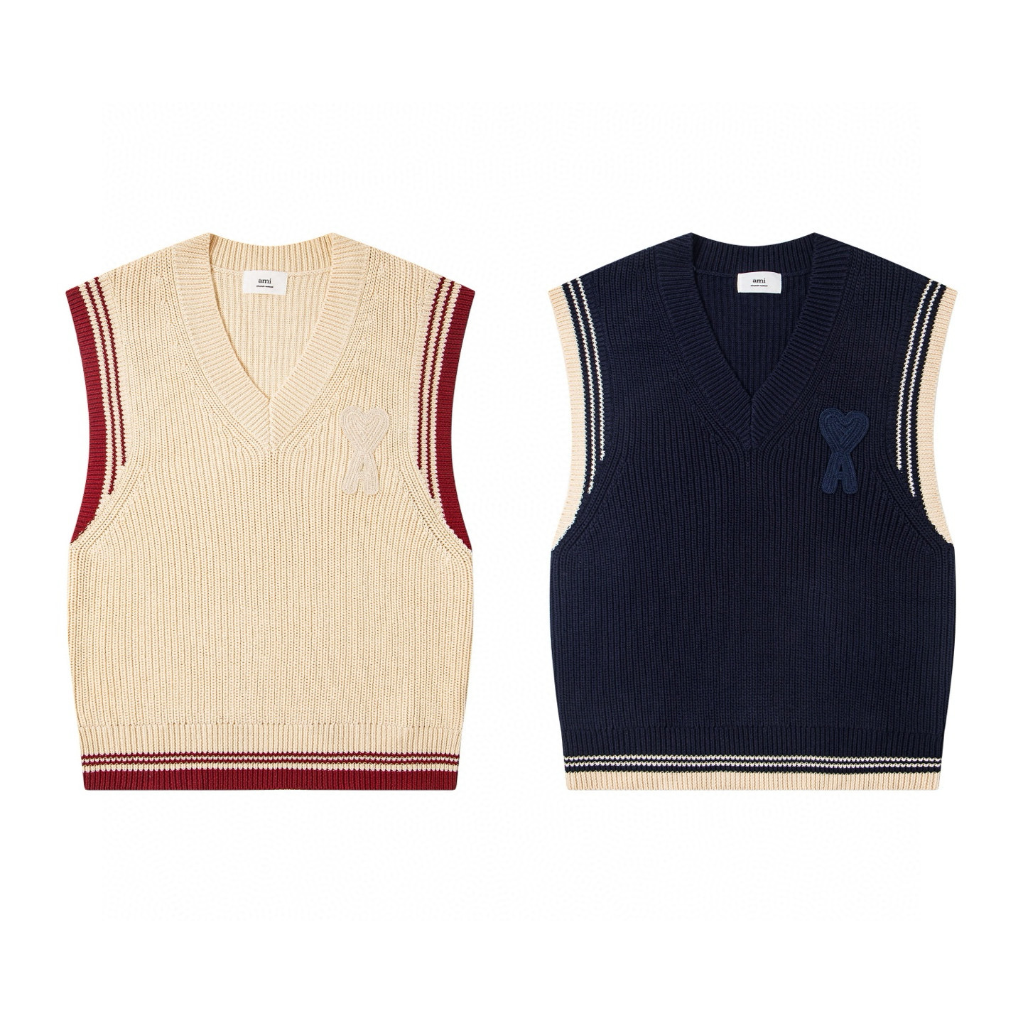 아미 아미리 2컬러 남녀공용 니트